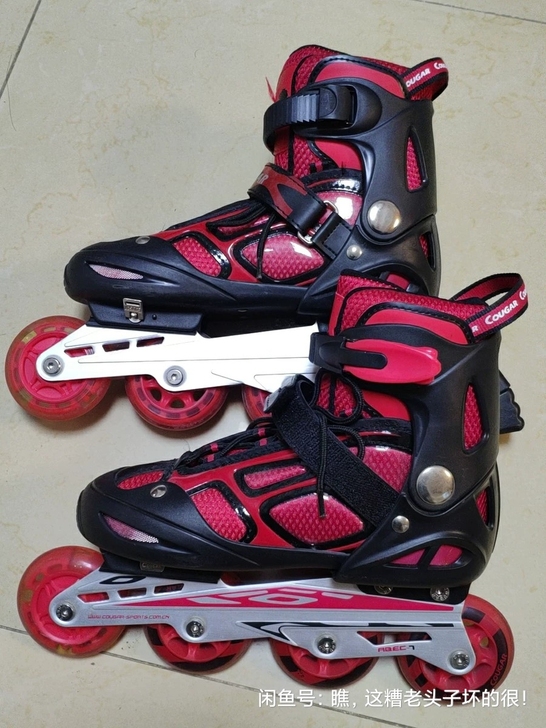 cougar轮滑鞋，尺码38-41如图。试...