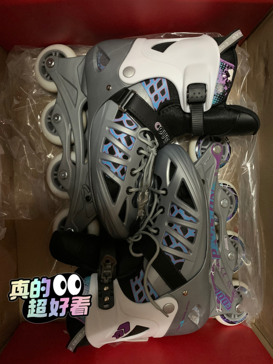 美洲狮轮滑鞋 上脚一次 京东正品