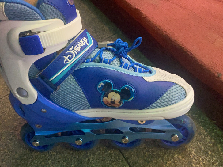 今天刚买刚上脚一次 孩子不喜欢害怕不敢玩1...