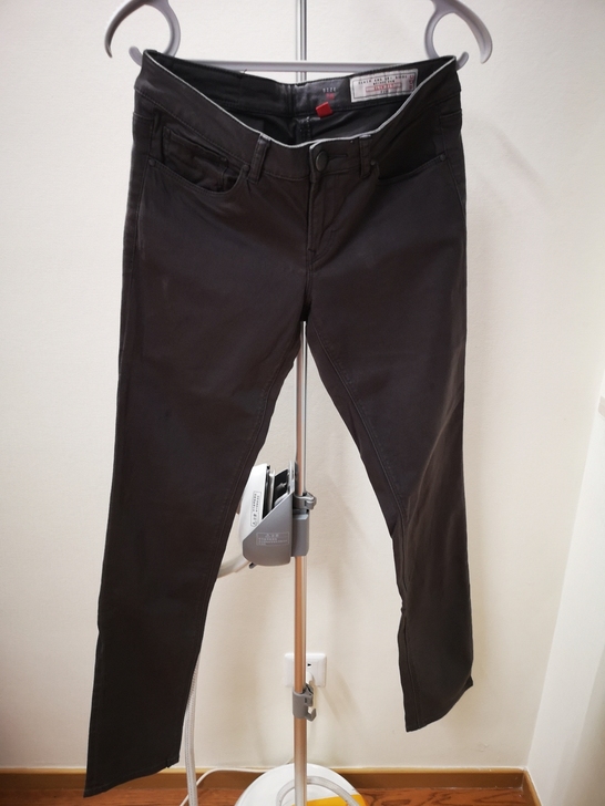 edc女款休闲裤,160,深灰色。