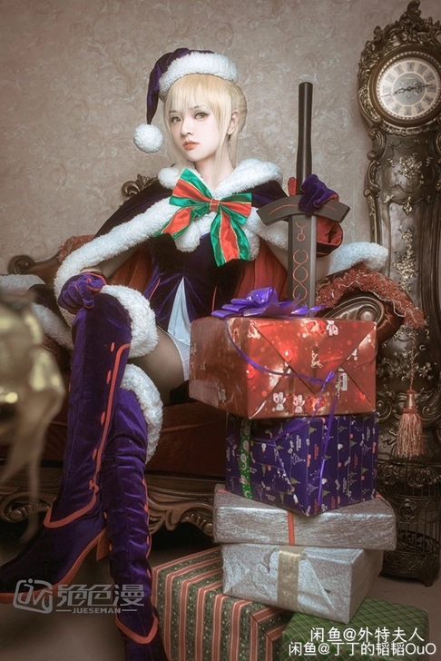 绝色漫 圣诞黑呆 saber