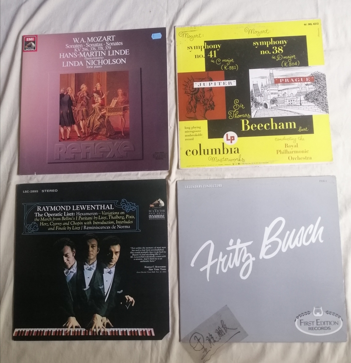 莫扎特，贝多芬，李斯特古典音乐黑胶