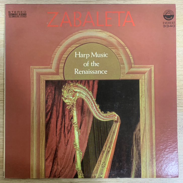 文艺复兴 竖琴 音乐 黑胶 LP 古典 扎...