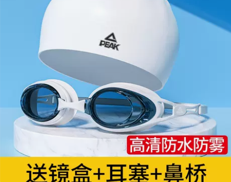 匹克泳镜防水防雾男女高清近视度数专业潜水眼...
