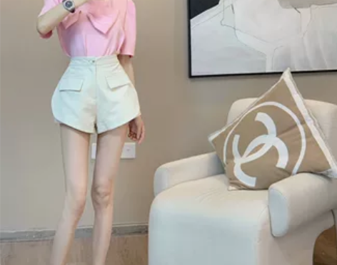 【狂暑季价】Leathercat短裤女夏季...