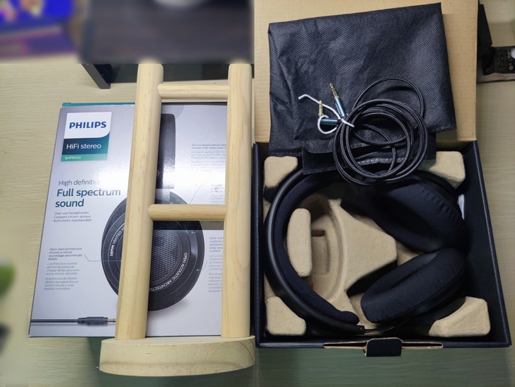 飞利浦SHP9500耳机，配件齐全