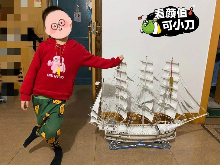 室内工艺船,收拾家出来闲置,有瑕疵,但不影...