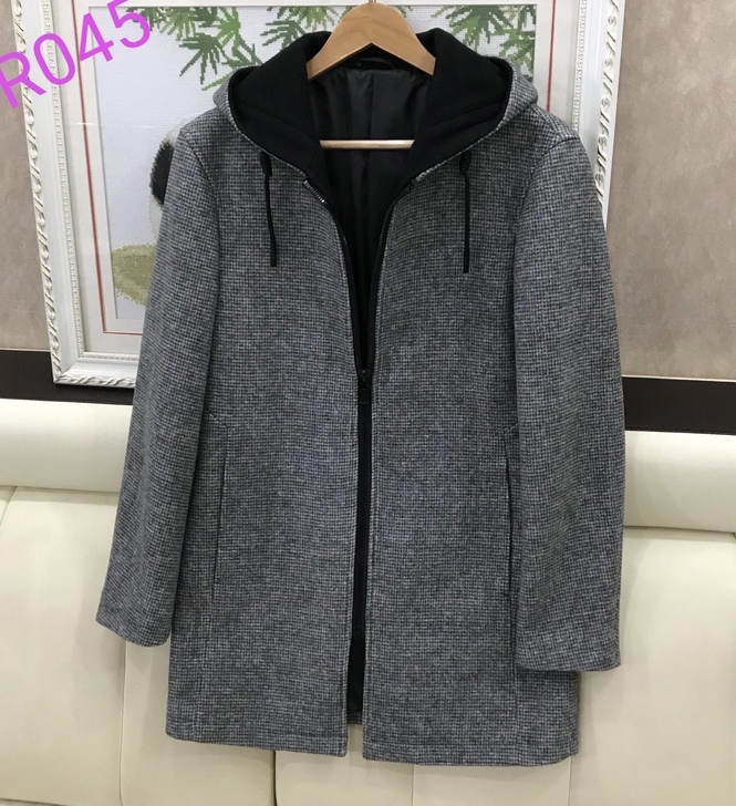 男士中长款风衣外套羊毛呢大衣