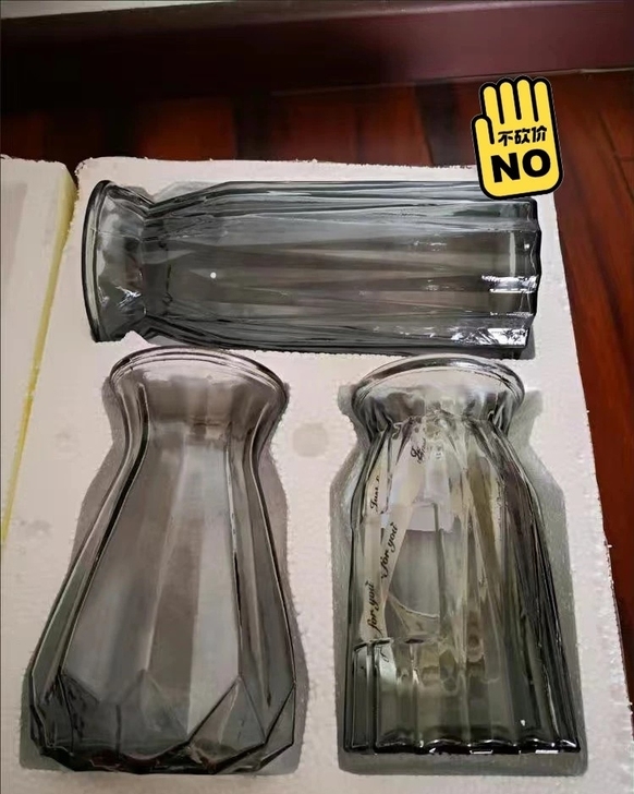 玻璃花瓶三个16.8元包邮