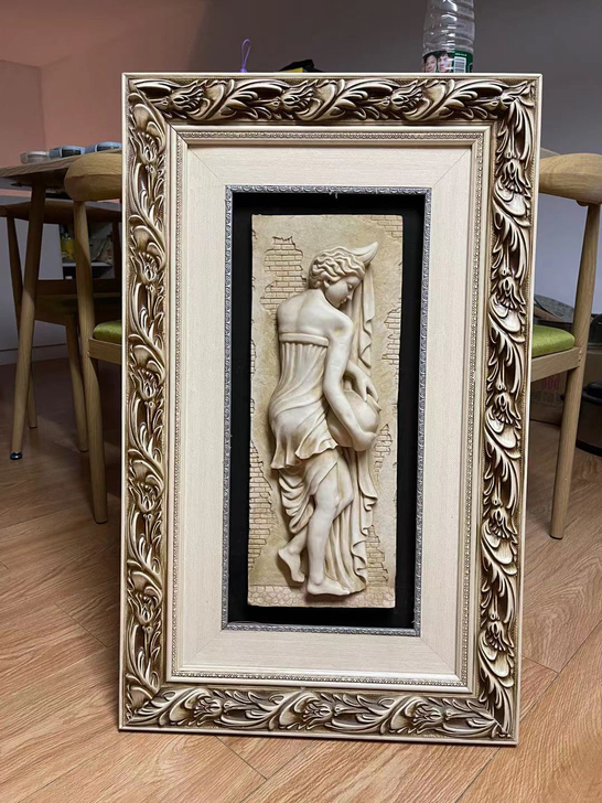 3d立体雕像画，保护完好，很具有艺术观赏性...