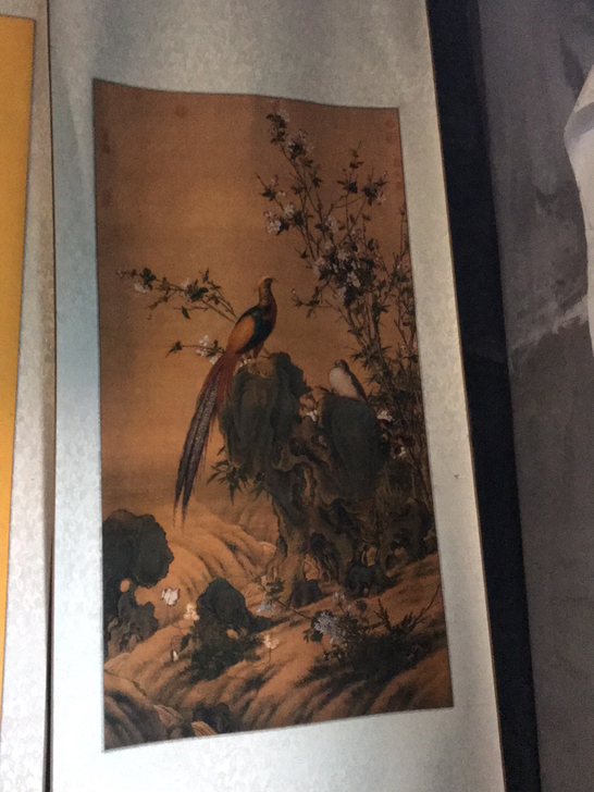 农村老家的一副画，也不知道谁画的。很多年了...