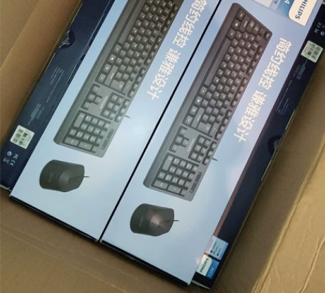 全新飞利浦c234有线键鼠套装 全新未开封...