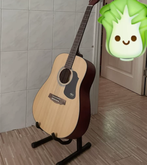 买大了，适合手指较长的小伙伴[吉他] 民谣...