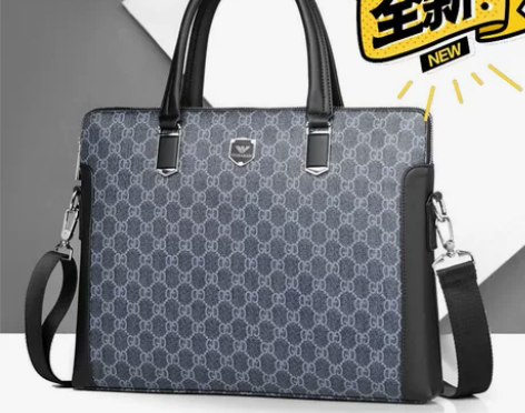 男士手提包手拿休闲公文包男商务包电脑包时尚...