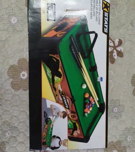 全新台球玩具当2手卖，朋友送的。家里小孩不...