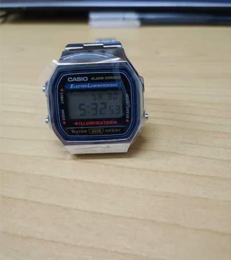 出卡西欧手表男表，抖音抽奖送的 感兴趣的话...