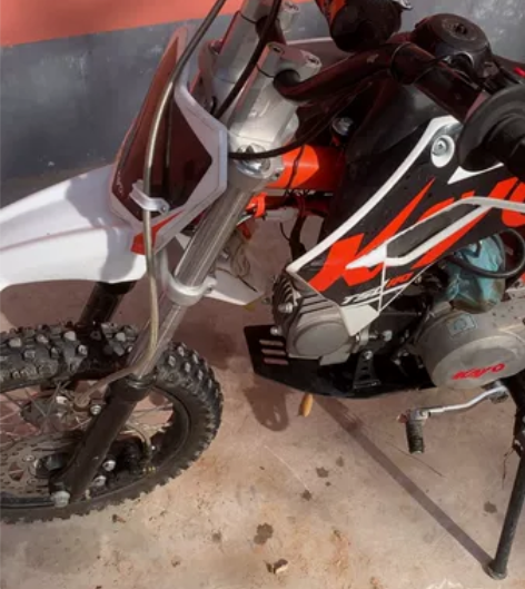 华洋儿童越野摩托车tsd110国际四档 学...