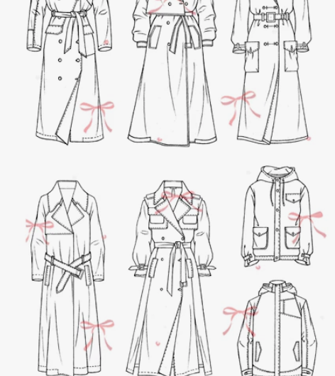 代画服装款式图!cdr/ai/ipad各种...