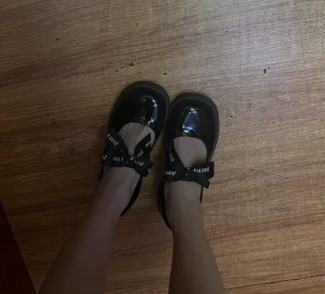玛丽珍 黑色 大头娃娃鞋 蝴蝶结 跟2.3...