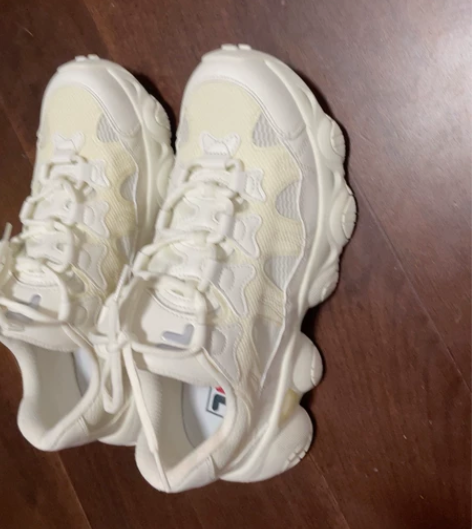 斐乐猫爪男鞋，仅试穿在小区转了一圈，我老公...