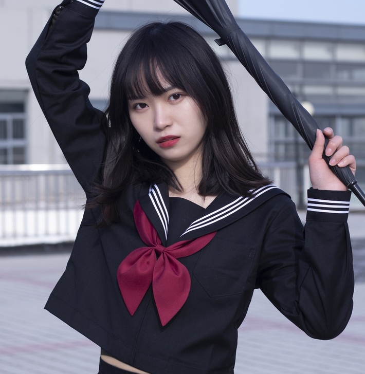 出花与花苗黑三本长袖M