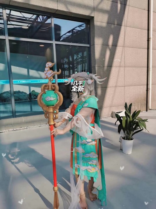 瑶妹遇见神鹿cos服大全套,包假发武器,包...