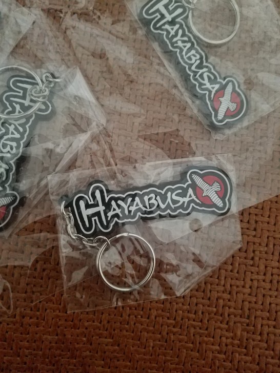 hayabusa隼,橡胶钥匙扣,钥匙坠,隼...