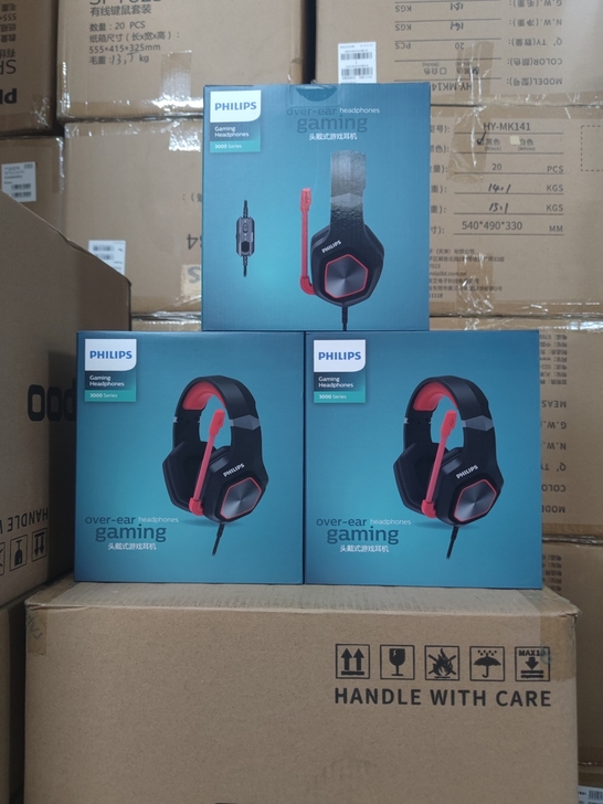 飞利浦TAG3115电脑游戏耳机头戴式电竞...