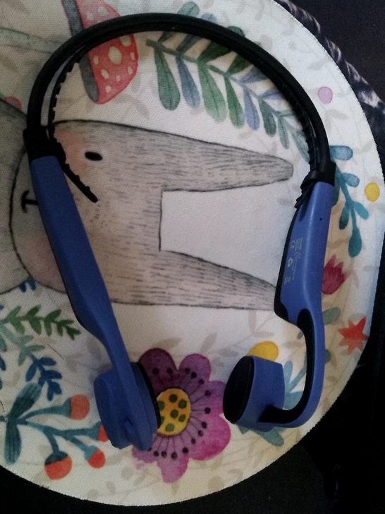 K7，骨传导蓝牙耳机（防水）。买回来没用过...