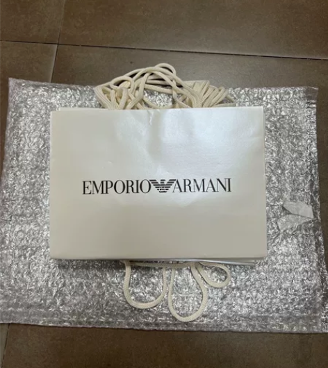 阿玛尼手提袋,适合饰品和手表,十个起售,不...