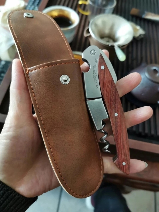 【实体店不开了】法国酒刀 红酒开瓶器 木柄...