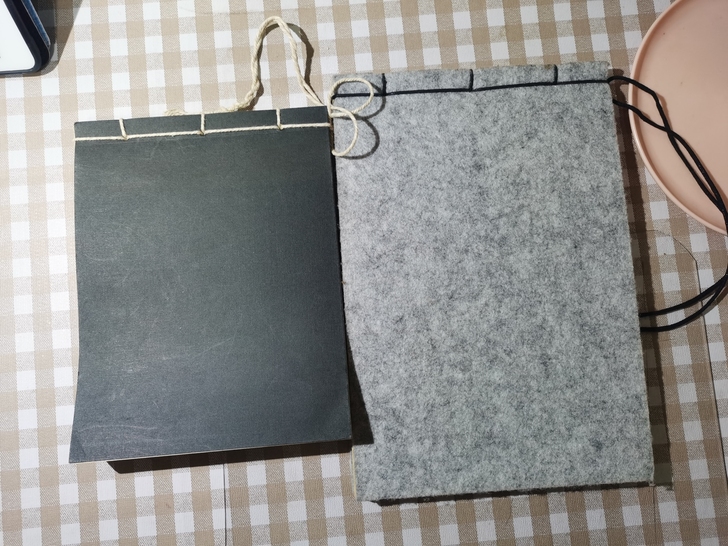 空白牛皮纸记事本