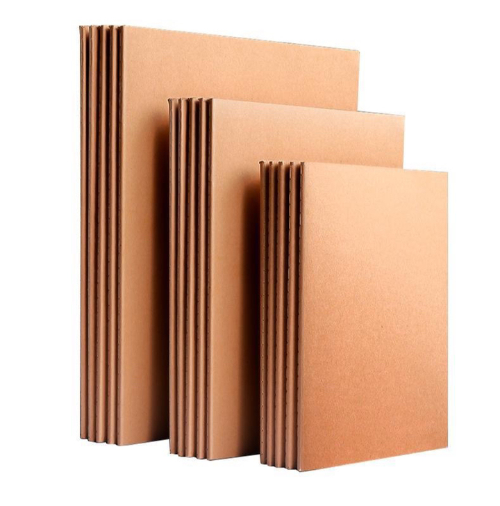 牛皮纸笔记本子A4加厚简约大学生ins风B...