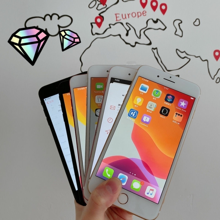 iPhone 7苹果黑色128G有配件苹果...