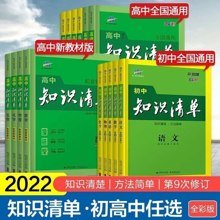 2022版知识清单高中语文数学英语物理化学...