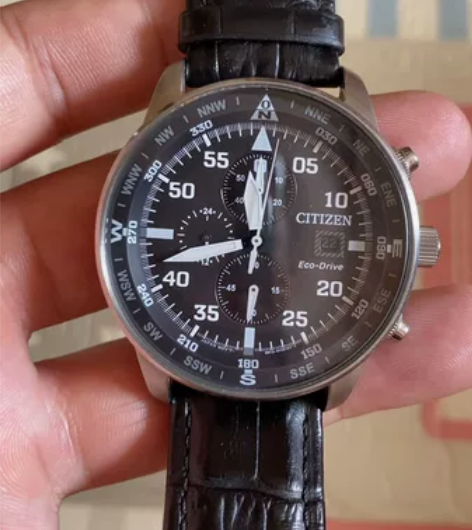 西铁城光动能 专柜购买  发票小票盒子都在...