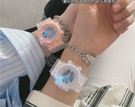 独角兽手表女款ins风初高中学生韩版简约防...