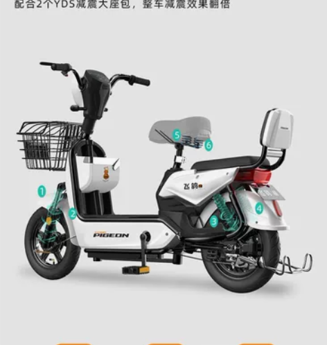 全新飞鸽电动车,顶配,锂电池,六月份刚买,...