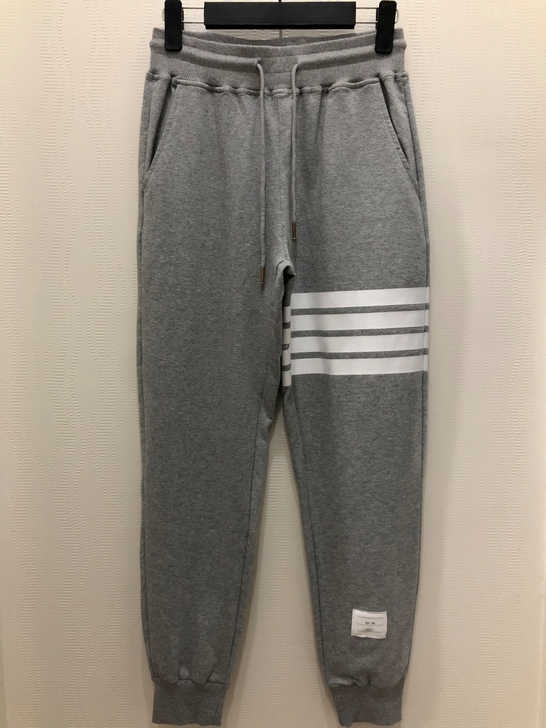 TB四道杠秋冬季纯棉经典情侣款休闲运动长裤...