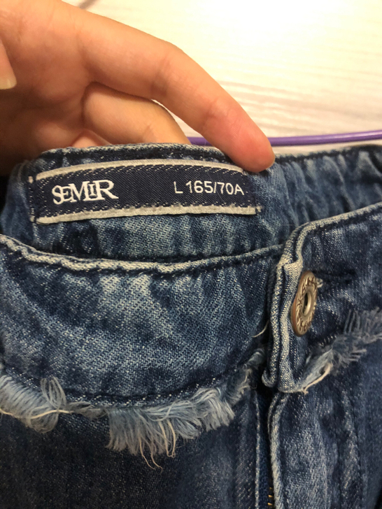 森马 九分牛仔裤