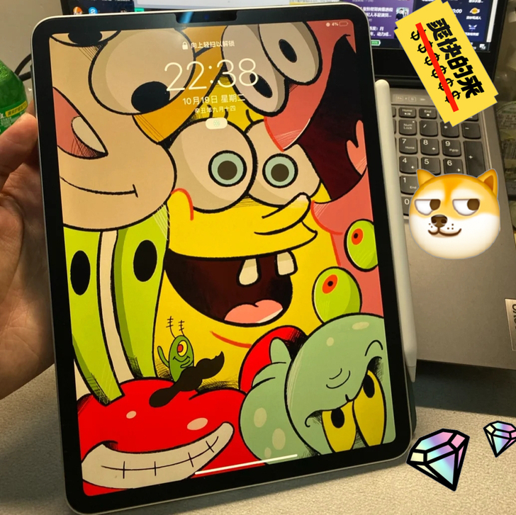 ipad2018 128g笔记绘画考研游戏...