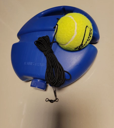 几乎全新网球训练器，娃只用过1次 出给有需...