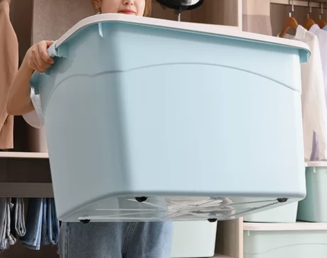 【清仓甩卖】塑料收纳箱特大号家用整理储物箱...