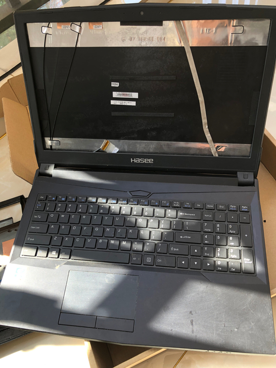 神舟战神ZX7-G4A2整套外壳，A壳有划...