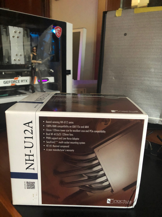 全新 猫头鹰 U12A 电脑CPU散热器