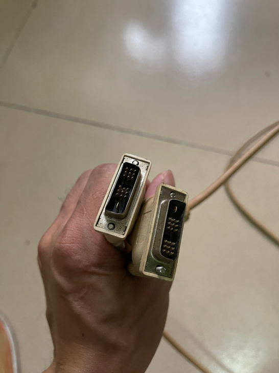 包邮二手电脑显示器dvi连接线1.5米