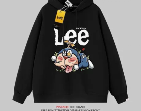 Lee nasa联名哆啦A梦连帽卫衣ins...
