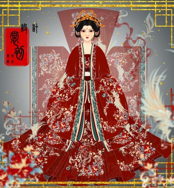 古国王爷 民族装舞台装