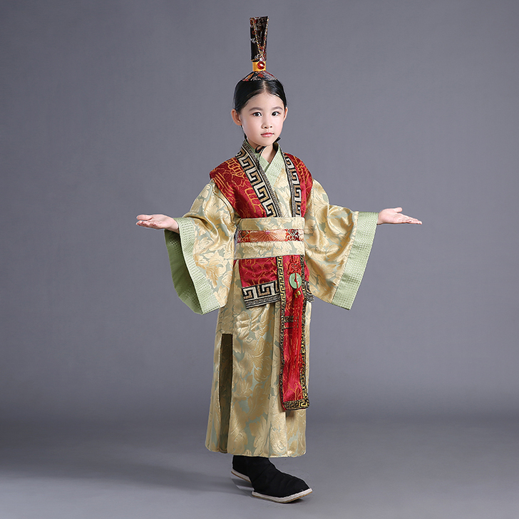 六一儿童古装汉服大臣将军官员服装战国秦汉朝...