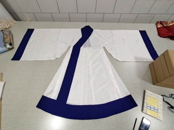 汉服来料定制。道服定制工费！